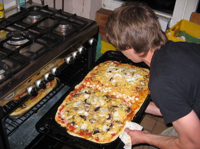 Riesenpizza