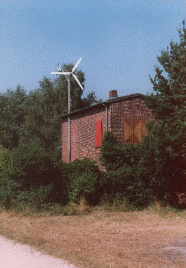 Ein Foto von der Blockstelle im Sommer